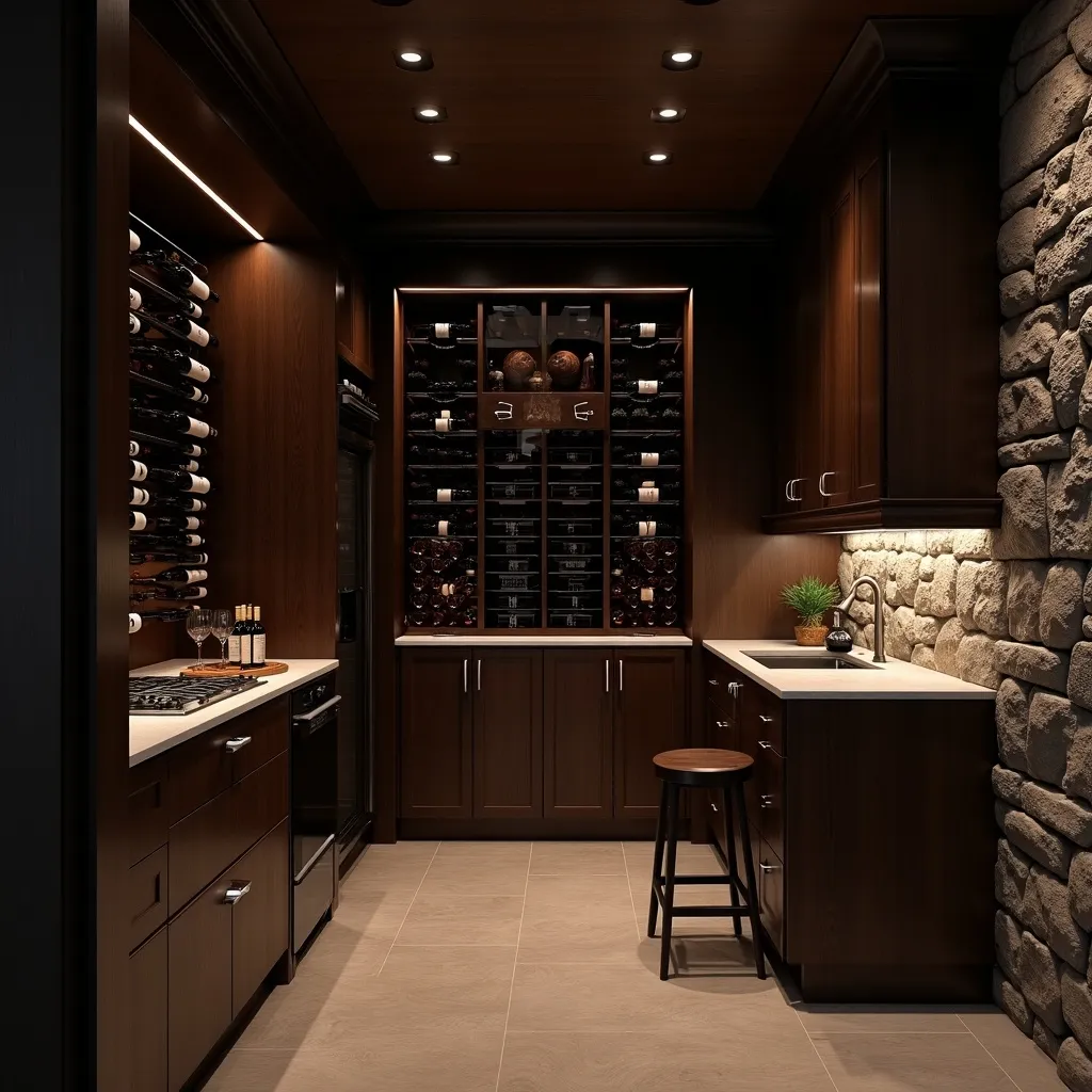 Adega e área gourmet